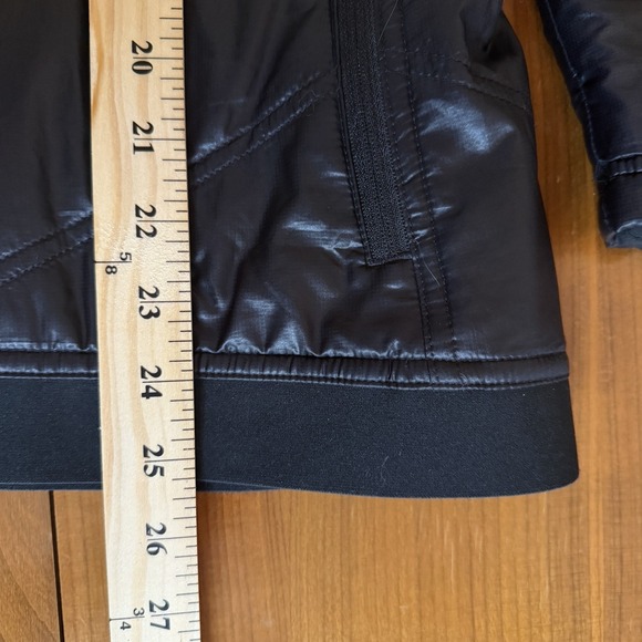 Nike Golf Jacket Mens Medium Black Insulated Full Zip Quilted Stretch - Picture 7 of 8